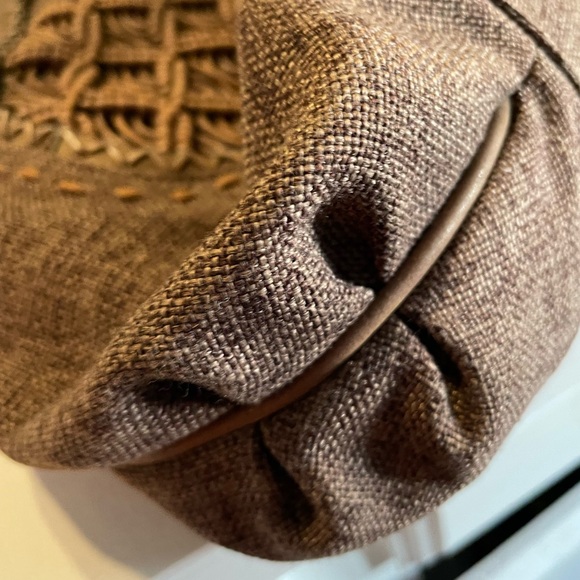 Cole Haan Fabric Handbag with Leather Trim - Picture 15 of 16